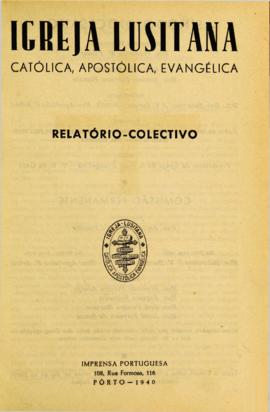 Relatório coletivo da Igreja Lusitana 1939